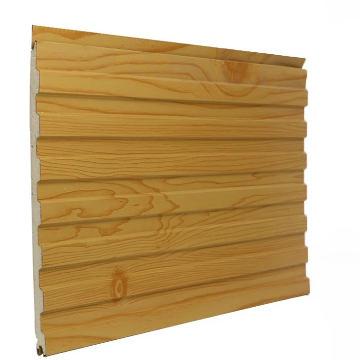 Decorative Pu Sandwich Panels Siding Metal